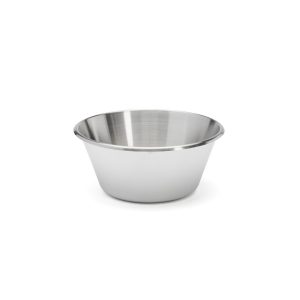 Bassine conique inox, bord roulé ouvert 28cm DE BUYER