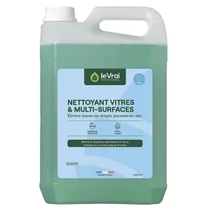 Nettoyant vitres et multi-surfaces  Le Vrai 5 L