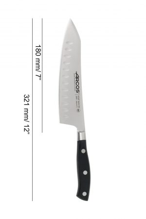 COUTEAU ROCKING SANTOKU RIVIERA 180 MM