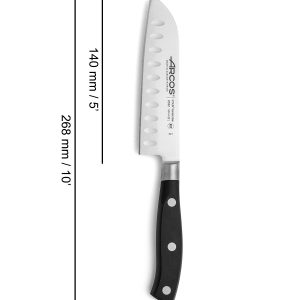 COUTEAU SANTOKU SÉRIE RIVIERA 140 MM