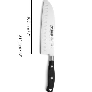 COUTEAU SANTOKU RIVIERA 180 MM