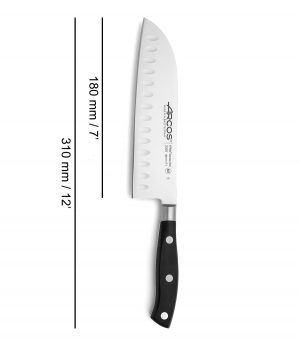 COUTEAU SANTOKU RIVIERA 180 MM