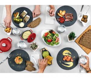 Plateau En Ardoise Rond - Ø 30 Cm
