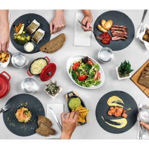 Plateau En Ardoise Rond - Ø 30 Cm