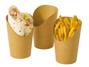POT WRAP OU FRITES BRUN X50 UNITES