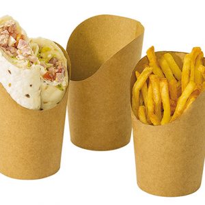 POT WRAP OU FRITES BRUN X50 UNITES