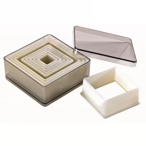Boîte découpoir carré lisse polyglass x9