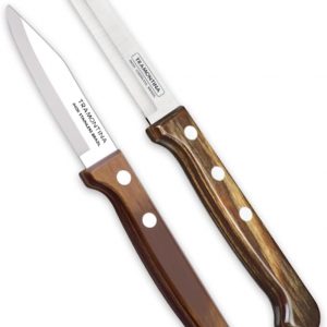 COUTEAUX DE CUISINE TECHNOBOIS 2 PCS. INOX ET TECHNOBOIS.