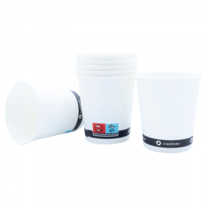 Gobelets Carton Blanc - 10 cl - lot de 50 unites