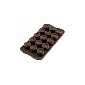 Plaque silicone pour chocolat "Easy Choc" plaque 15 ronds
