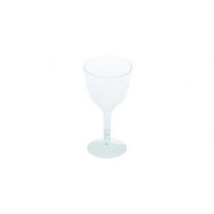 Verre à vin 1dl en PLA transparent 21 pièces