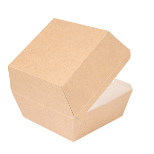 BOÎTES HAMBURGER  NATUREL CARTON ONDULÉ NANO-MICROx 50 unités – Image 4