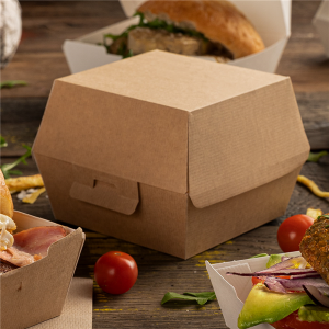 BOÎTES HAMBURGER  NATUREL CARTON ONDULÉ NANO-MICROx 50 unités
