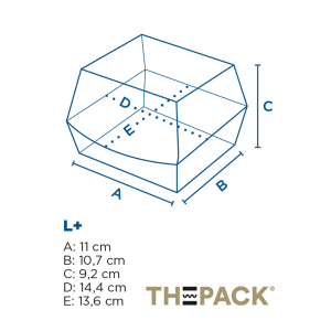 BOÎTES HAMBURGER  NATUREL CARTON ONDULÉ NANO-MICROx 50 unités – Image 3