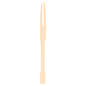 MINI FOURCHETTE 9 CM NATUREL BAMBOU x 200 unités