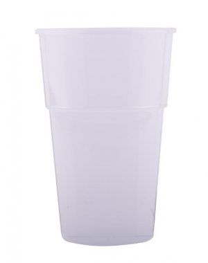 Gobelets pp transparent réutilisables 63cl jaugé 50 et 40cl