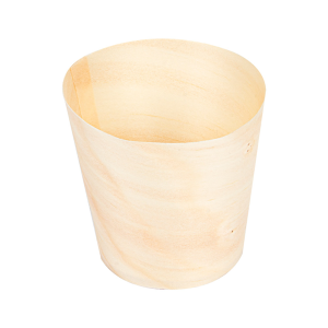 MINI VERRES EN FEUILLE DE PEUPLIER 15 ML Ø 4,4x4,5 CM NATUREL BOIS x 50 unités