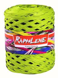 RAPHIA VERT ANIS