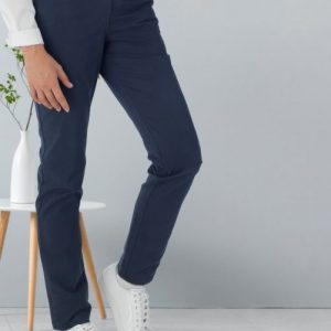 PANTALON DE SERVICE FEMME CHIARA CHINO COTON MARINE T40