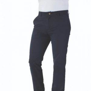 PANTALON DE SERVICE MIXTE  CHINO COTON MARINE T40