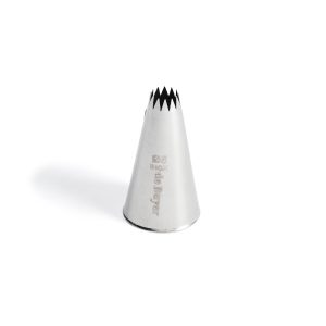 Douille à petits fours en inox Tailles 12 dents - Ø 8mm De Buyer