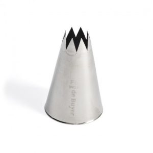 Douille cannelée en inox Tailles F8 - 8 dents Ø 1,8cm De Buyer