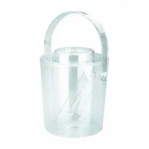 Seau à Glace Isotherme Acrylique 3 L Pince Couvercle