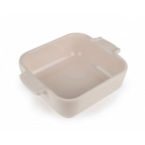 Plat à Four Carré en Céramique Appolia 17,5 cm Ecru Peugeot