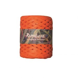 Raphia Orange 200m synthétique
