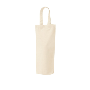 SACS RÉUTILISABLES 1 BOUTEILLE 140 G/M2 14x32 CM BEIGE COTON