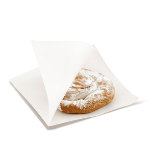 SACHETS OUVERTS 2 CÔTÉS  12x12,2 CM BLANC KRAFT paquet de 100 unités