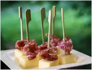 MINI BROCHETTE BAMBOU  GOLF 15CM  X 100 UNITES – Image 2