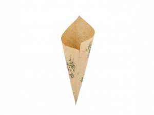 SACHETS EN POINTE 'FEEL GREEN' 250 G NATUREL PARCH.INGRAISSABLE X 250 UNITES