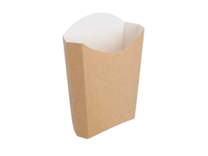 BOÎTES À FRITES 165 G 13,5x8,5x16 CM NATUREL CARTON ONDULÉ NANO-MICRO X 40 UNITES