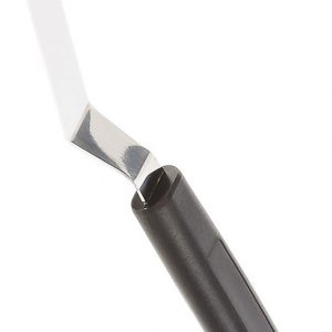 SPATULE COUDÉE INOX MANCHE ERGONOMIQUE 9 CM