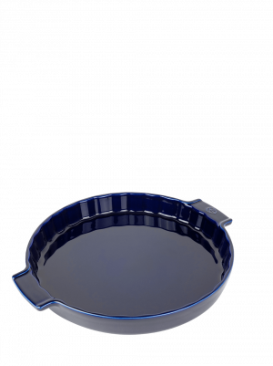 Moule à tarte céramique bleu profond diamètre 30 cm - PEUGEOT