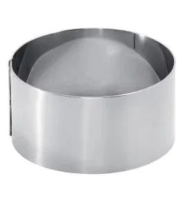 NONNETTE RONDE INOX DIAMETRE 7 X  HAUTEUR 4.5