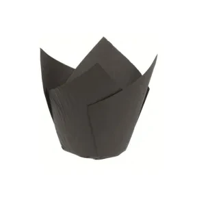 Caissettes à muffins et cupcakes, noir  X 200 unités