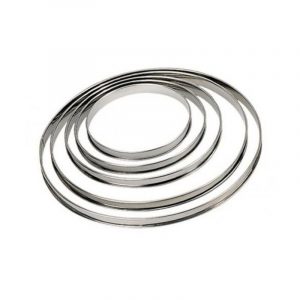 CERCLE A TARTE INOX DE 22 HAUTEUR 2