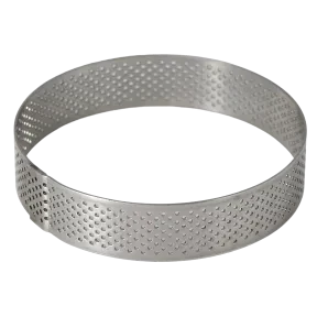 Cercle à Tarte Perforé Hauteur 2cm - diamètre 12cm