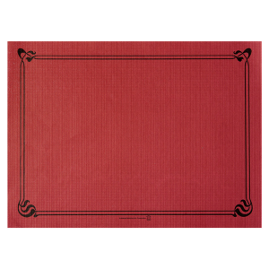 SETS DE TABLE  31x43 CM BORDEAUX CELLULOSE paquet de 500 unités
