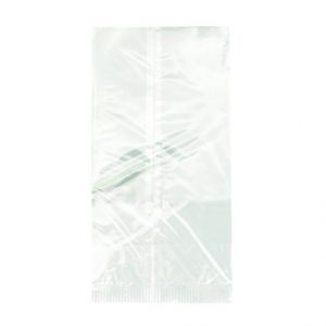 100 sachets plats neutres cellophane non pegboardables 100% GREEN - 100% compostable - 12 x 24 cm