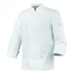 Veste de cuisine manches longues MADRAS blanc - ROBUR T5 / XXL