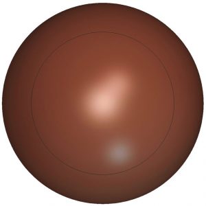 PLAQUE 360X195 POUR 3 DEMI Sphères