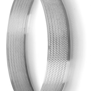 Cercle à tarte perforé inox 7 x 2 cm