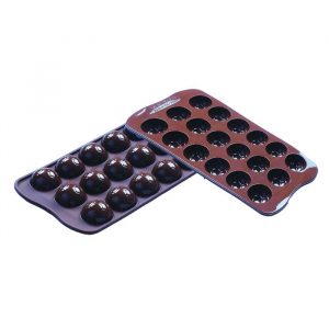 Moule Silicone Chocolat 1/2 Ballons Silikomart