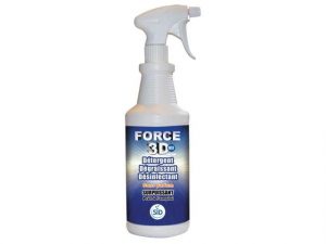 Détergent Dégraissant Désinfectant prêt à l'emploi FORCE 3D  FRUITE FLEURI 1L