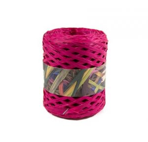 Bobine de raphia synthétique Framboise , 200 mètres