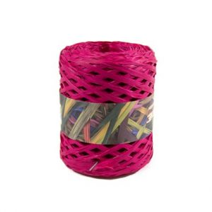 Bobine de raphia synthétique Framboise , 200 mètres