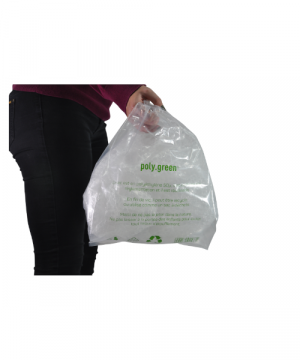 Sacs bretelles BD transparent 30 + 14 x 54 cm x 32 unités